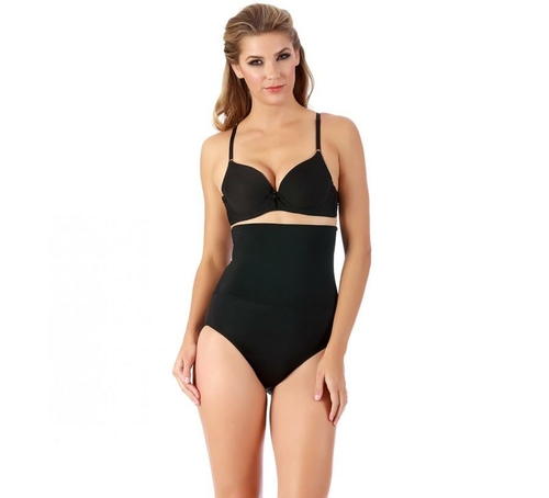 Black High-Waist Shaping Panty — Style 4DAD3